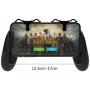 XBERSTAR Game Fire Button Aim Key Smart Phone Mobile Gaming Trigger Joystick Grip Joypad Holder Extended Handle C1 Shooter Controller (2pcs Gaming Trigger+Controller)