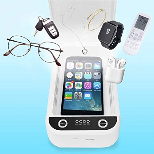 Smart Phone Cleaner, Phone Clear Aromatherapy Function with USB Charging for iOS Android Mobile Phone Jewelry Pacifier Toothbrush Watches