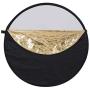 Neewer 43 Inch/110 Centimeter Light Reflector 5-in-1 Collapsible Multi-Disc with Bag - Translucent, Silver, Gold, White and Black for Studio Photography Lighting and Outdoor Lighting