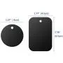 Universal Metal Plate 8 Pack for Magnetic Phone Car Mount Holder Cradle with Adhesive (Compatible with Magnetic Mounts) - 4 Rectangle and 4 Round, Black Universal Metal Plate 8 Pack for Magnetic Phone Car Mount Holder Cradle with Adhesive (Compatible with Magnetic Mounts) - 4 Rectangle and 4 Round, Black