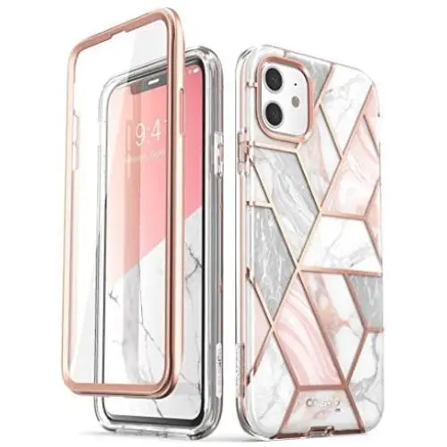 i-Blason Cosmo Series Case for iPhone 11 (2019 Release), Slim Full-Body Stylish Protective Case with Built-in Screen Protector, Marble, 6.1 i-Blason Cosmo Series Case for iPhone 11 (2019 Release), Slim Full-Body Stylish Protective Case with Built-in Screen Protector, Marble, 6.1