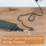 Jetec 12 Pieces Highly Flexible Silicone Micro USB Protector, Mouse Cable Protector, Suit for All Cell Phones, Computers and Chargers (Gray) Jetec 12 Pieces Highly Flexible Silicone Micro USB Protector, Mouse Cable Protector, Suit for All Cell Phones, Computers and Chargers (Gray)