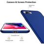 TORRAS Slim Fit iPhone 8 Plus Case/iPhone 7 Plus Case, Hard Plastic PC Ultra Thin Mobile Phone Cover Case with Matte Finish Coating Grip Compatible with iPhone 7 Plus / 8 Plus, Blue