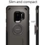 Spigen Style Ring 360 Cell Phone Ring/Phone Grip/Stand/Holder for All Phones and Tablets Compatible with Magnetic Car Mount - Gun Metal