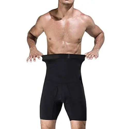MASS21 Men’s Shapewear High Waist Tummy Leg Control Briefs Anti-Curling Slimming Body Shaper MASS21 Men’s Shapewear High Waist Tummy Leg Control Briefs Anti-Curling Slimming Body Shaper