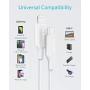 USB C to Lightning Cable (3 ft), Anker Powerline III MFi Certified Fast Charging Lightning Cable for iPhone 11 Pro 11 Pro Max X XS XR Max 8 Airpods Pro, Supports Power Delivery (White)