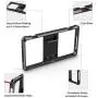SmallRig Smartphone Video Rig, Filmmaking Vlogging Rig Metal Case Phone Video Stabilizer Aluminium Alloy Grip Tripod with Cold Shoe Mount for Videomaker Videographer for iPhone Huawei - CPU2391