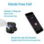 Handsfree Call Car Charger,Wireless Bluetooth FM Transmitter Radio Receiver,Mp3 Music Stereo Adapter,Dual USB Port Charger Compatible for All Smartphones,Samsung Galaxy,LG,HTC,etc.