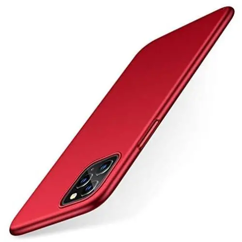 TORRAS Slim Fit iPhone 11 Pro Case, Ultra-Thin Anti-Fingerprints Full Protection Hard PC Cover with Matte Finish Grip for iPhone 11 PRO Case, Red TORRAS Slim Fit iPhone 11 Pro Case, Ultra-Thin Anti-Fingerprints Full Protection Hard PC Cover with Matte Finish Grip for iPhone 11 PRO Case, Red