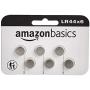AmazonBasics LR44 Alkaline Button Coin Cell Batteries - 6-Pack