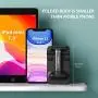 Kocuos Cell Phone Stand, Angle Height Adjustable Foldable Phone Holder Dock Cradle for Desk Compatible with iPhone 11 Pro Se Xs Xs Max Xr X 8 7 6 6s Plus, iPad Mini, All Smartphones (Black)