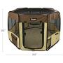 JESPET Pet Dog Playpens 36", 45" & 61" Portable Soft Dog Exercise Pen Kennel with Carry Bag for Puppy Cats Kittens Rabbits, Indoor/Outdoor Use