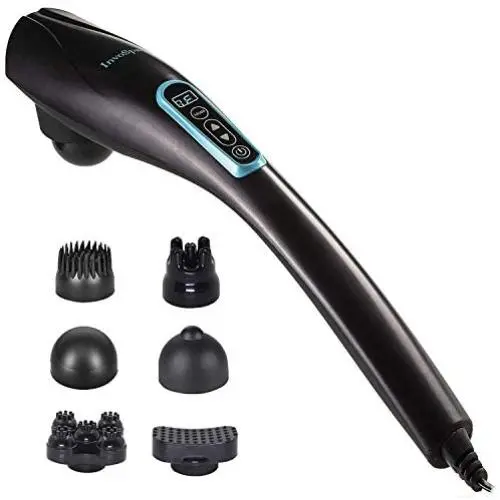 Handheld Percussion Back Massager - for Deep Tissue Massage - Electric Neck, Shoulder, Leg & Foot Massager, Muscle Circulation Pain Relief - Full Body Massage Wand - Portable for Home & Office Gift Handheld Percussion Back Massager - for Deep Tissue Massage - Electric Neck, Shoulder, Leg & Foot Massager, Muscle Circulation Pain Relief - Full Body Massage Wand - Portable for Home & Office Gift