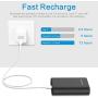 Power Bank USB C, Metecsmart Fast Charging Portable Charger 10000mAh, External Battery Type C, Portable battery Charger, Backup Power Bank Fast Charge Powerbank, Battery Pack for cell phones
