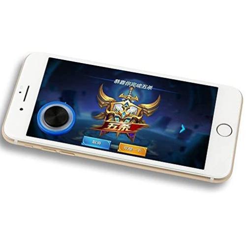 Xeminor Convenient Phone Game Controller Touch Screen Suction Cup Game Joystick for Phone (Blue)