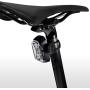 Hauteworks CLIQ Smart Bicycle Tail Light w/Brightest LED, USB Rechargeable, Smart Phone Controlled, Anti-Theft, Universal Mounting, Advanced Optics & AI