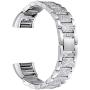 Valchinova Fitbit Charge 2 Band with Bling Rhinestone Adjustable Metal Fitbit Charge 2 Strap Bracelet Replacement Black Silver Rose Gold (Silver)