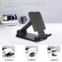 Cell Phone Stand,Angle Height Adjustable Cell Phone sStand for Desk,Fully Foldable Phone Holder Stamd,Cradle,Dock,Tablet Stand,Compatible with All MobilePhone/iPad/Kindle/Tablet