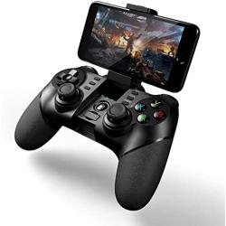 LFJNET Wireless Bluetooth Game Controller for iOS Android Phone Tablet PC Gaming Controle Joystick Gamepad Joypad White