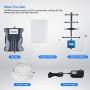 Cell Phone Signal Booster 4G LTE Verizon Signal Booster 700MHz Band 13 Verizon Mobile Phone Signal Booster Amplifier Extender for Remote Area - Boost 4G Data & Voice for Home Use