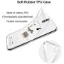 Unov Case Clear with Design Slim Protective Soft TPU Bumper Embossed Pattern [Support Wireless Charging] Cover for iPhone XR 6.1 Inch(Alpaca Bags)