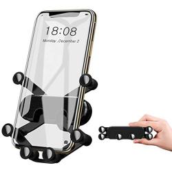 YINVA Air Vent Phone Hoder,Premiuma Car Vent Phone Holder,One-Handed One Second Operation,Gravity Phone Holder Compatible with All iPhone and Smart Phones,Supports Phone Cases