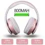 Bluetooth Headphones Over Ear, Pollini Wireless Headset V5.0 with Deep Bass, Soft Memory-Protein Earmuffs and Built-in Mic for iPhone/Android Cell Phone/PC/TV (Rose Gold) Bluetooth Headphones Over Ear, Pollini Wireless Headset V5.0 with Deep Bass, Soft Memory-Protein Earmuffs and Built-in Mic for iPhone/Android Cell Phone/PC/TV (Rose Gold)