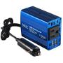 Foval 150W Power Inverter DC 12V to 110V AC Converter with 3.1A Dual USB Car Charger