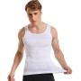 HANERDUN Mens Body Shaper Slimming Shirt Compression Vest Elastic Slim Shapewear