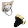 Cat Phone Finger Ring with Magnetic Car Mount, Magnetic Phone Ring Car Mount, Magnetic Ring Holder for Cell Phone and Tablet (1 Set,Gold) Cat Phone Finger Ring with Magnetic Car Mount, Magnetic Phone Ring Car Mount, Magnetic Ring Holder for Cell Phone and Tablet (1 Set,Gold)