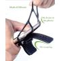 Phone Holder for Bike, Silicone Universal Bike Phone Mount, for Motorcycle Phone Holder Mountain Bike Accessories Fits for iPhone 11 Pro Max/XR/XS Max/8/7/ 6/6s Plus, Galaxy S20/S9, 4.0"-6.5" Phones