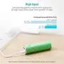 [Upgraded] POWERADD Slim 2 Most Compact 5000mAh External Battery 2.1A Ouput Portable Charger with Smart Charge for iPhones, iPad, Samsung Galaxy, HTC and More (D-Green)