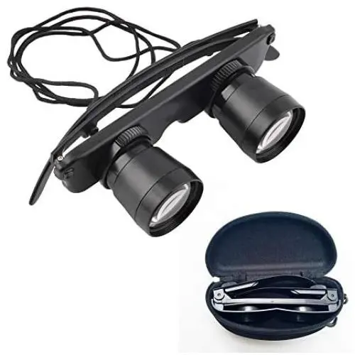 GOSONO 3x28 Magnifier Glasses Style Outdoor Fishing Optics Binoculars Telescope GOSONO 3x28 Magnifier Glasses Style Outdoor Fishing Optics Binoculars Telescope