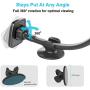 Magnetic Truck Car Phone Mount with 13-inch Flexible Long Arm, Anti-Shake Cell Phone Holder for Truck, 360 Rotation Windshield Dashboard Strong Suction Car Mount Compatible with iPhone Samsung Galaxy