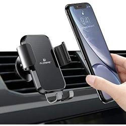 Phone Holder for Car Vent-FLOVEME Car Phone Mount Air Vent Gravity Hands Free Cell Phone Holder for Car Universal Car Phone Clip Holder for iPhone 11 Pro Max XR XS Max X 8 7 6 Plus Samsung Galaxy S10