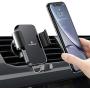 Phone Holder for Car Vent-FLOVEME Car Phone Mount Air Vent Gravity Hands Free Cell Phone Holder for Car Universal Car Phone Clip Holder for iPhone 11 Pro Max XR XS Max X 8 7 6 Plus Samsung Galaxy S10