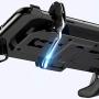 Video Game Joystick | H8 Pubg Game Controller Gamepad Joystick Metal Trigger Free Fire Shooting Button Gamepad for Android Mobile Phone