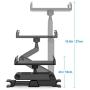 Car Headrest Tablet Mount - Tryone Stretchable Tablet Headrest Holder Compatible with Smartphones/Tablets/Switch 4"-10.6", Headrest Posts Width 4.7in-5.9in