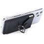 Card Holder for Back of Phone Cell Phone Card Holder RFID Ring Stand Stick on Wallet for iPhone Android and All Smartphones Adhesive Credit Card Holder for Cell Phone-Black B