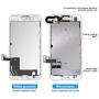 Compatible with iPhone 7 Screen Replacement White 4.7 Inch Full Assembly LCD Display Digitizer with Front Camera, Ear Speaker, Proximity Sensor and Repair Tool Kit (A1660, A1778, A1779)