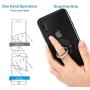 Cell Phone Ring Holder, Transparent Phone Ring Holder 360°Rotation Finger Ring Stand Phone Ring Grip Compatible with Almost All Phones/Phone Cases (Round)