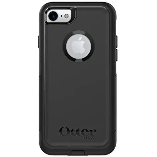 OtterBox COMMUTER SERIES Case for iPhone SE (2nd gen - 2020) and iPhone 8/7 (NOT PLUS) - Frustration Free Packaging - BLACK