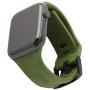 URBAN ARMOR GEAR UAG Compatible with Apple Watch 44mm 42mm Series 5/4/3/2/1 Silicone Band Scout [Olive] Slim Adjustable Waterproof Sporty Replacement Watch Strap