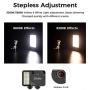 81 Beads On Camera Light, 3000mAh USB-C Rechargeable Pocket Fill Light, 3200-5600K Dual Color Temperature Vlog Mini Lamp w 3 Cold Shoe Port, Photography Video Shooting LED Light Soft Lighting - VL81