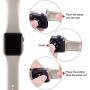 Pack 3 Compatible with Apple Watch Band 38mm 40mm 42mm 44mm, Soft Silicone Band Replacement for Apple iWatch Series 4, Series 3, Series 2, Series 1