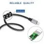 iPhone Charger, YOKERSU Nylon Braided Lightning Cable 3PACK 6ft Extra Long High Speed Data Sync Transfer Charging Cord Compatible with iPhone Xs MAX XR X 8 Plus 7 Plus 6S Plus 6 Plus SE 5S iPad(Gray)