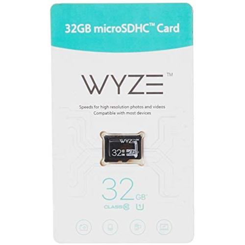 Wyze Labs Expandable Storage 32GB MicroSDHC Card Class 10, Black - WYZEMSD32C10