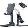 Adjustable Cell Phone Stand, Fully Foldable Desktop Phone Holder Cradle Dock Holder,Tablet Stand for iPhone X Xr Xs max All Smart Phones and Tablets,Ipad(Black) Adjustable Cell Phone Stand, Fully Foldable Desktop Phone Holder Cradle Dock Holder,Tablet Stand for iPhone X Xr Xs max All Smart Phones and Tablets,Ipad(Black)