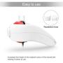 Handle Grip for Poke Ball Plus, More Comfortable and Flexible in Mastering Your Little Pokemon Go Plus [Poke Ball not Included]- White