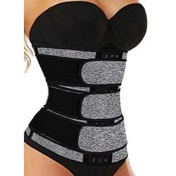 HOTAPEI Womens Waist Trainer Weight Loss Corset Trimmer Belt Waist Cincher Body Shaper Slimming Sports Girdle